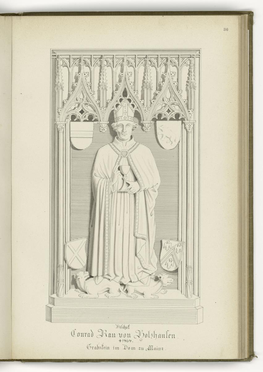 Bischof Conrad Rau von Holzhausen, gest. 1464, Dom zu Mainz