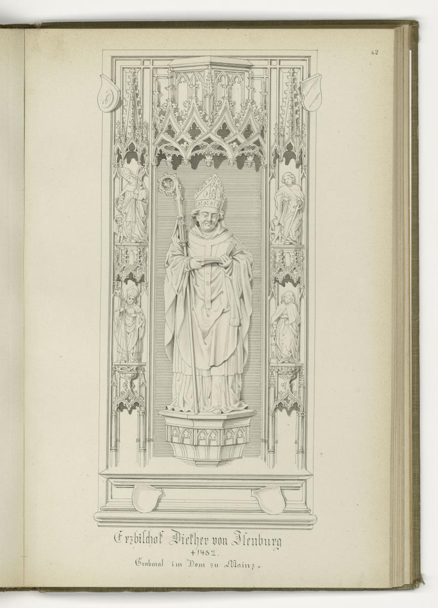 Erzbischof Diether von Isenburg, gest. 1482, Dom zu Mainz