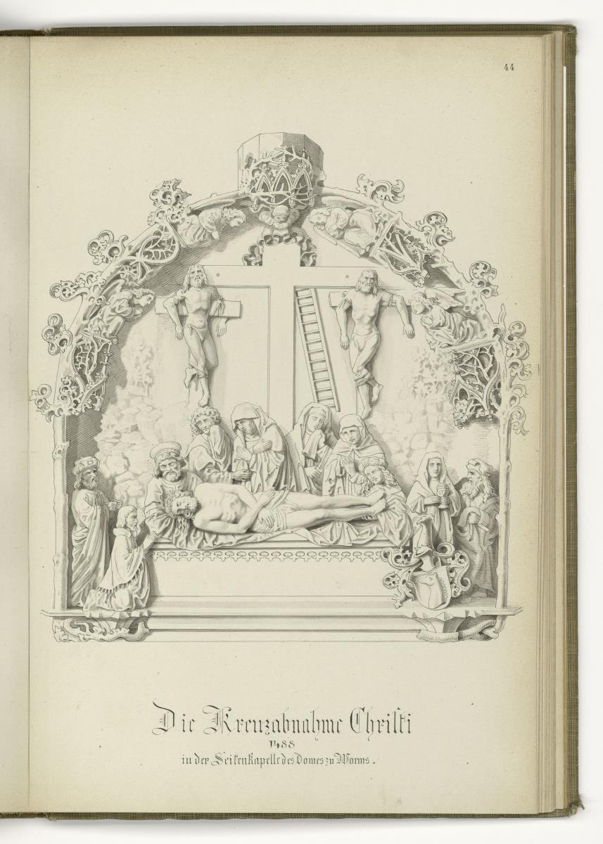 Die Kreuzabnahme Christi, Dom zu Worms, 1488