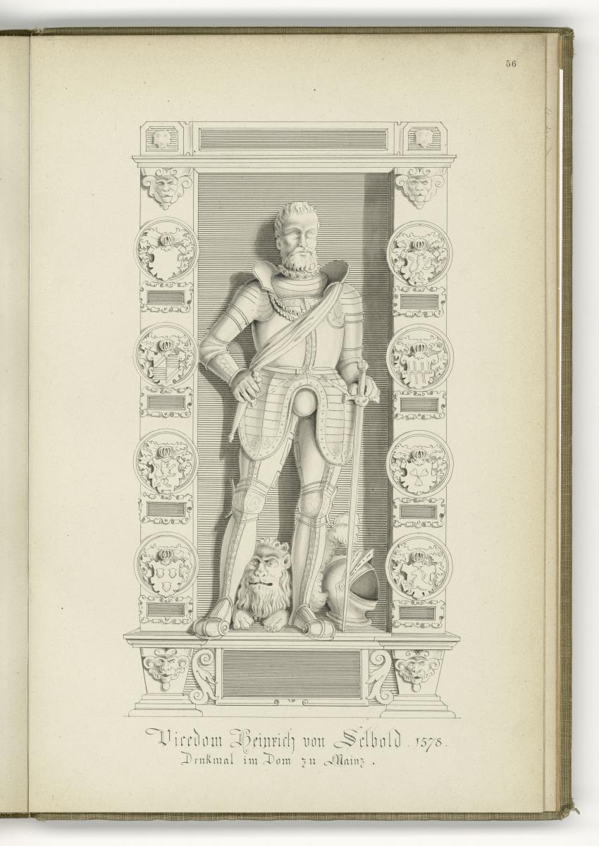 Vicedom Heinrich von Sebold, gest. 1578, Dom zu Mainz