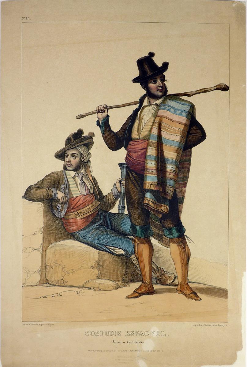 Costume Espaniol. Paysan et Contrebandier.