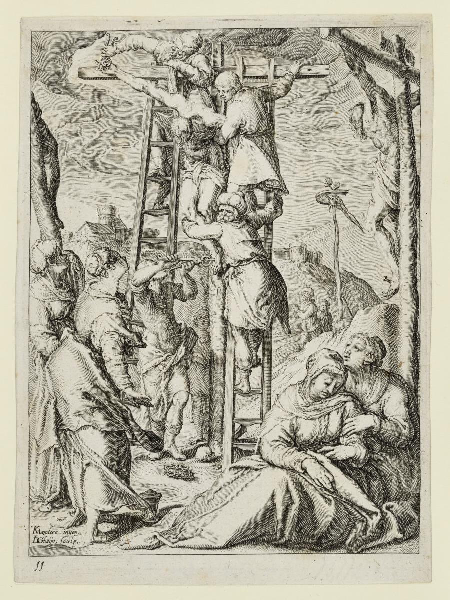 Die Kreuzabnahme, Blatt 12 aus der Folge "Die Passion Christi"