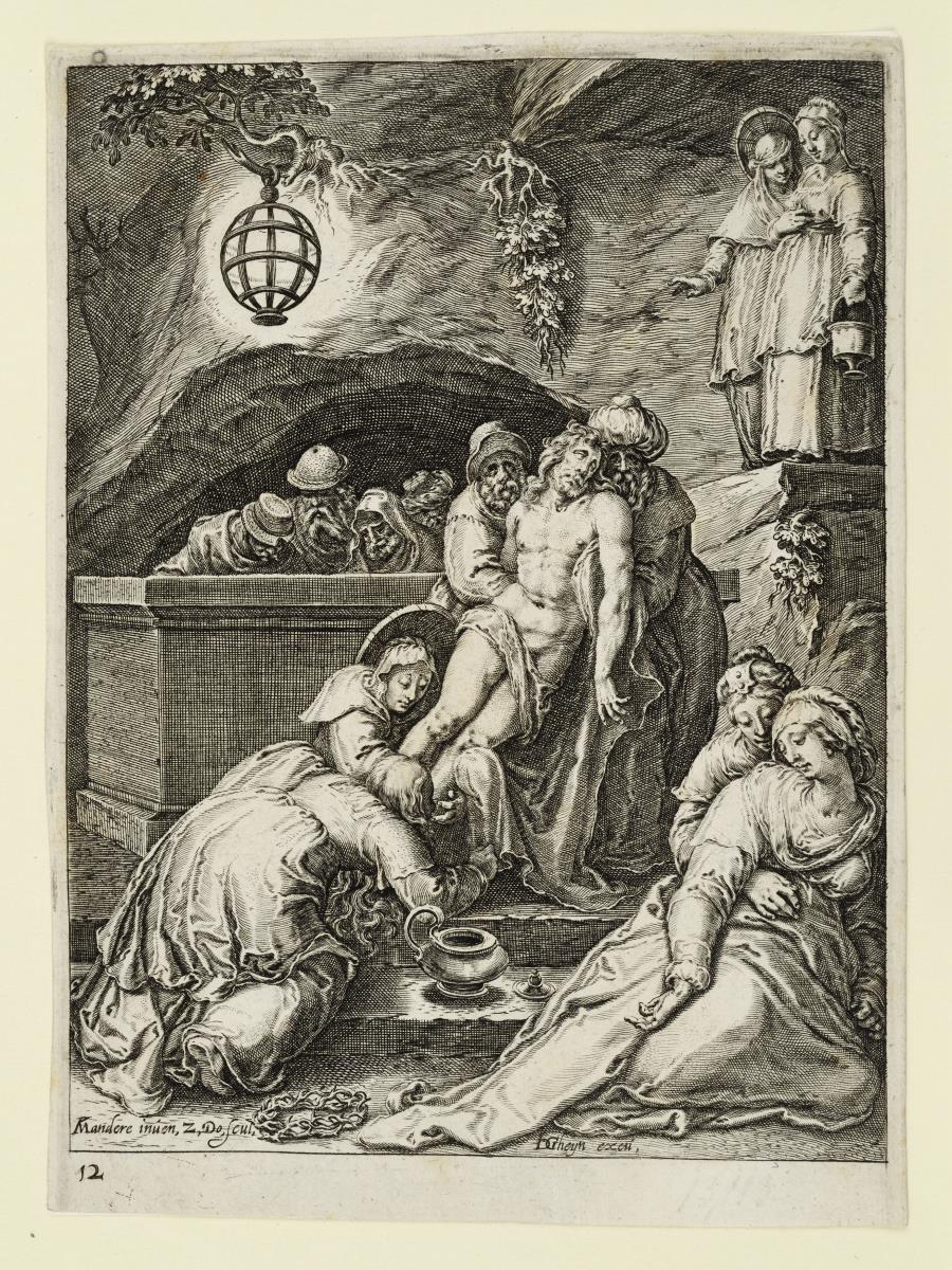 Die Grablegung, Blatt 13 aus der Folge "Die Passion Christi"