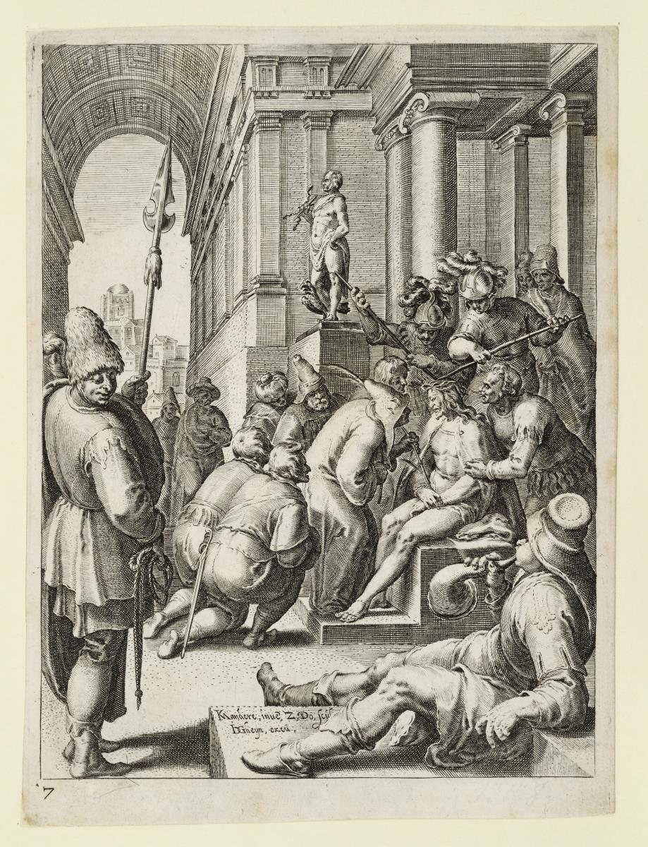 Die Dornenkrönung, Blatt 8 aus der Folge "Die Passion Christi"