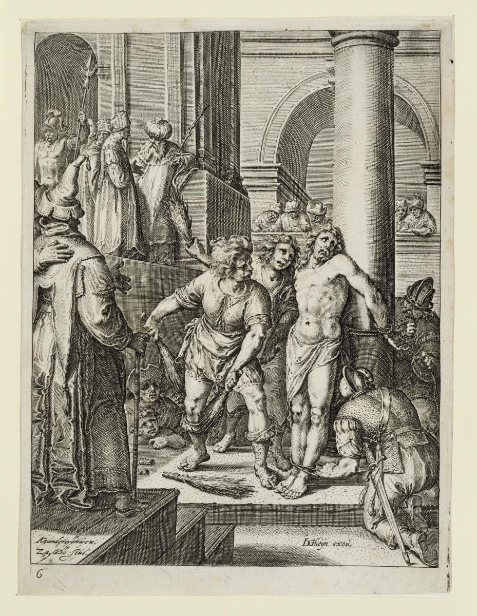 Die Geißelung, Blatt 7 aus der Folge "Die Passion Christi"