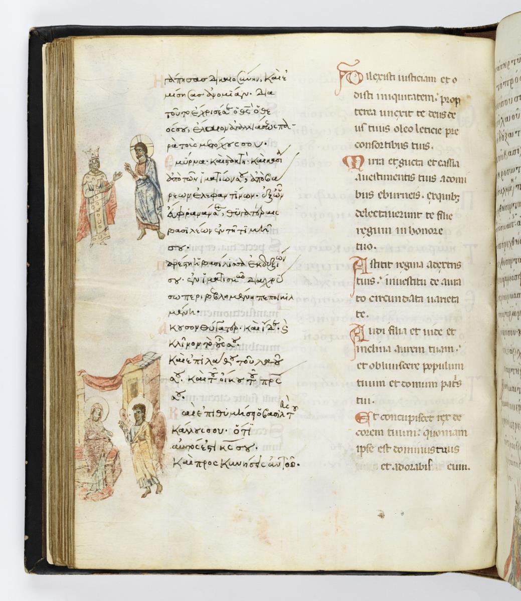 Psalterium und Breviarum graeco-latinum: Christus und Ecclesia (Psalm 44.10)