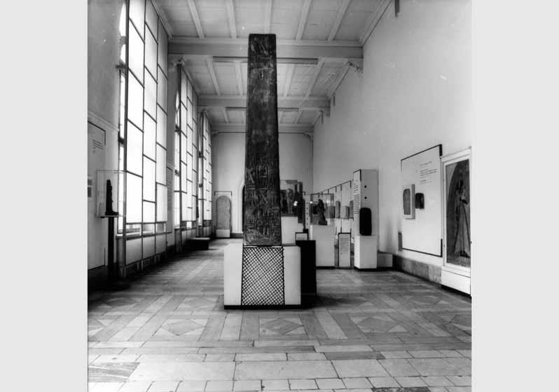 Aufstellung des Ägyptischen Museums und der Papyrussammlung im Bode-Museum, Saal des späten Neuen Reiches, Raum 4