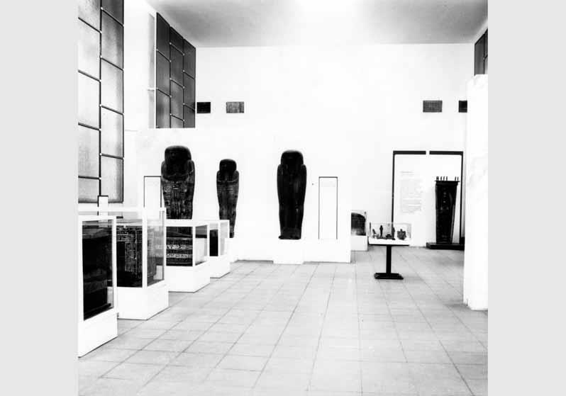 Aufstellung des Ägyptischen Museums und der Papyrussammlung im Bode-Museum, Saal des Totenwesens, Raum 10