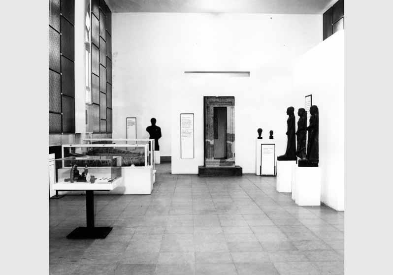 Aufstellung des Ägyptischen Museums und der Papyrussammlung im Bode-Museum, Saal des Totenwesens, Raum 10