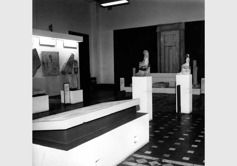 Aufstellung des Ägyptischen Museums und der Papyrussammlung im Bode-Museum, Saal des Alten Reiches, Raum 2