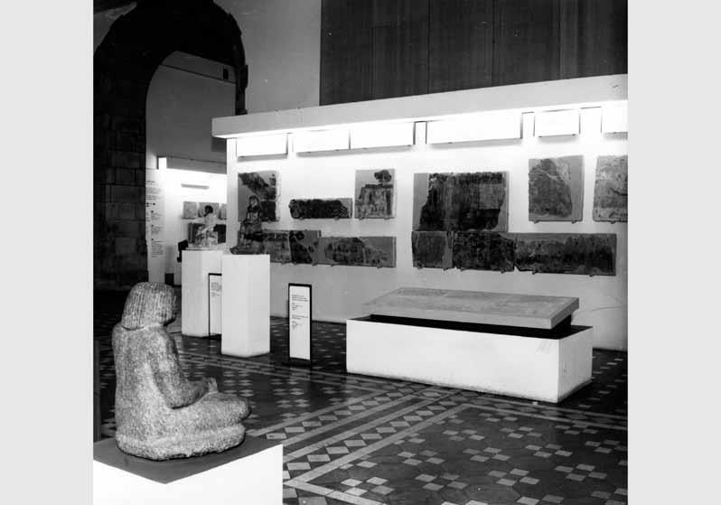 Aufstellung des Ägyptischen Museums und der Papyrussammlung im Bode-Museum, Saal des Alten Reiches, Raum 2