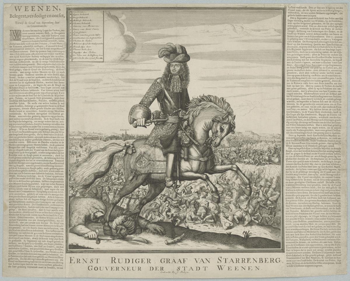 Porträt des Ernst Rudiger Graf von Staaremberg, Gouverneur der Stadt Wien