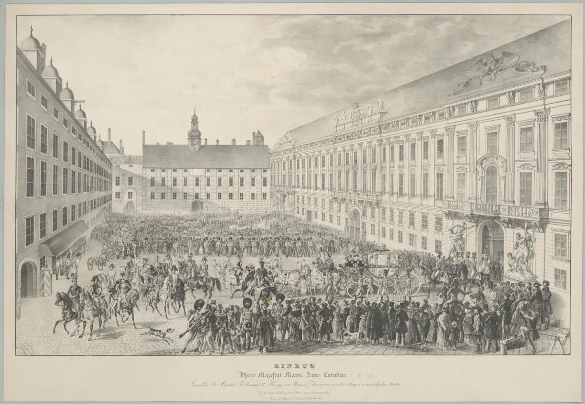 Einzug Ihrer Majestät Marie Anne Caroline in Wien, 27. Febr. 1831