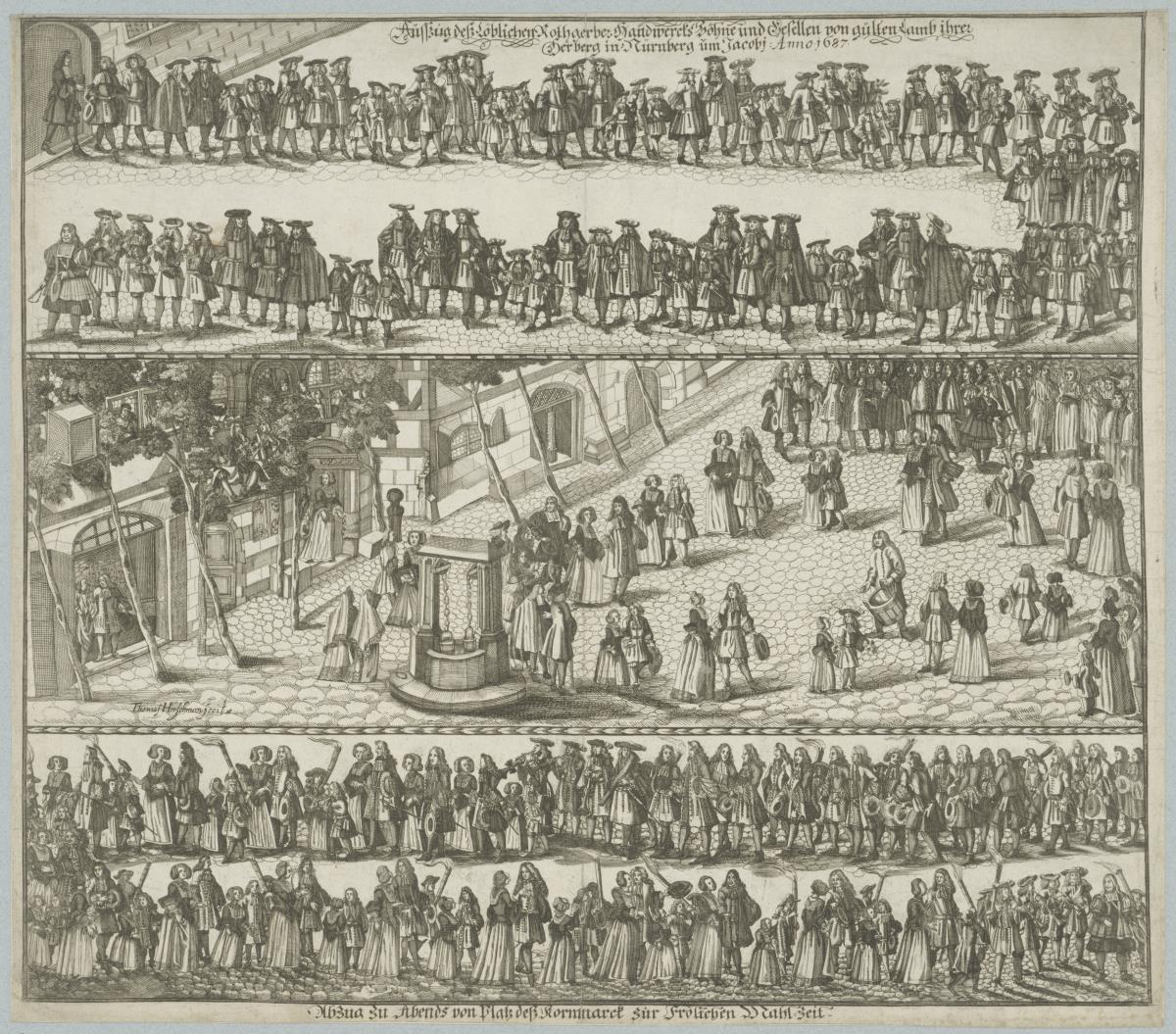 Aufzug der Rotgerber in Nürnberg