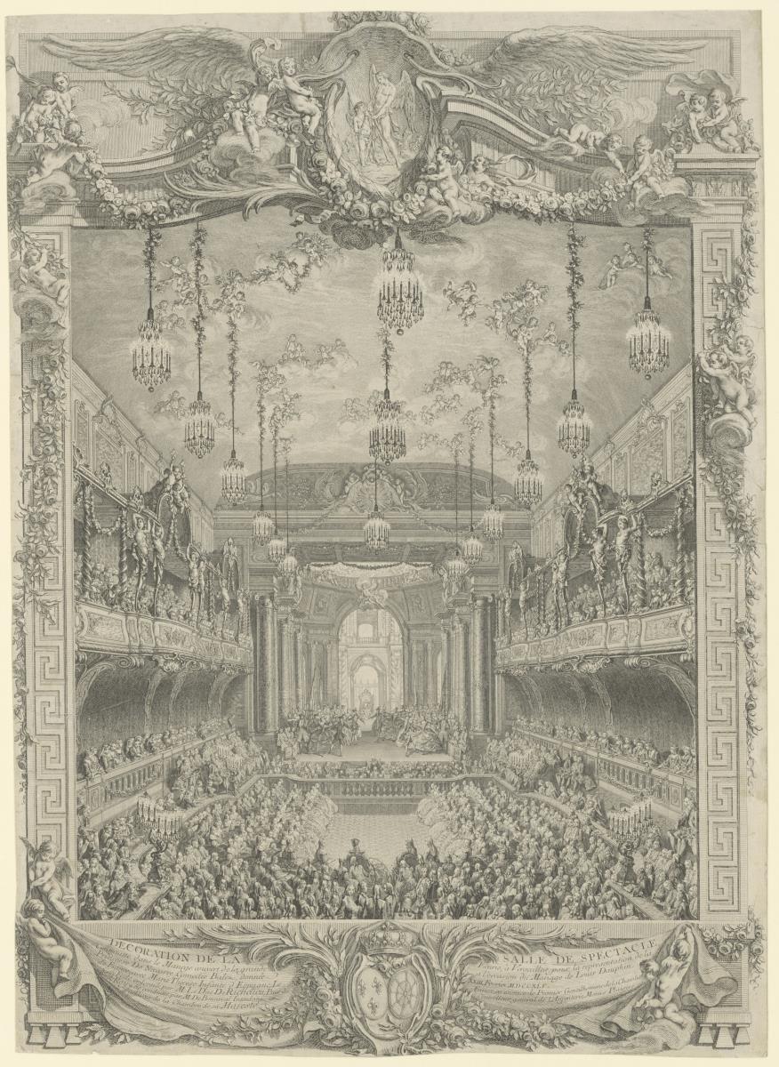 Décoration de la Salle de Spectacle [...] de la Grande Ecurie de Versailles