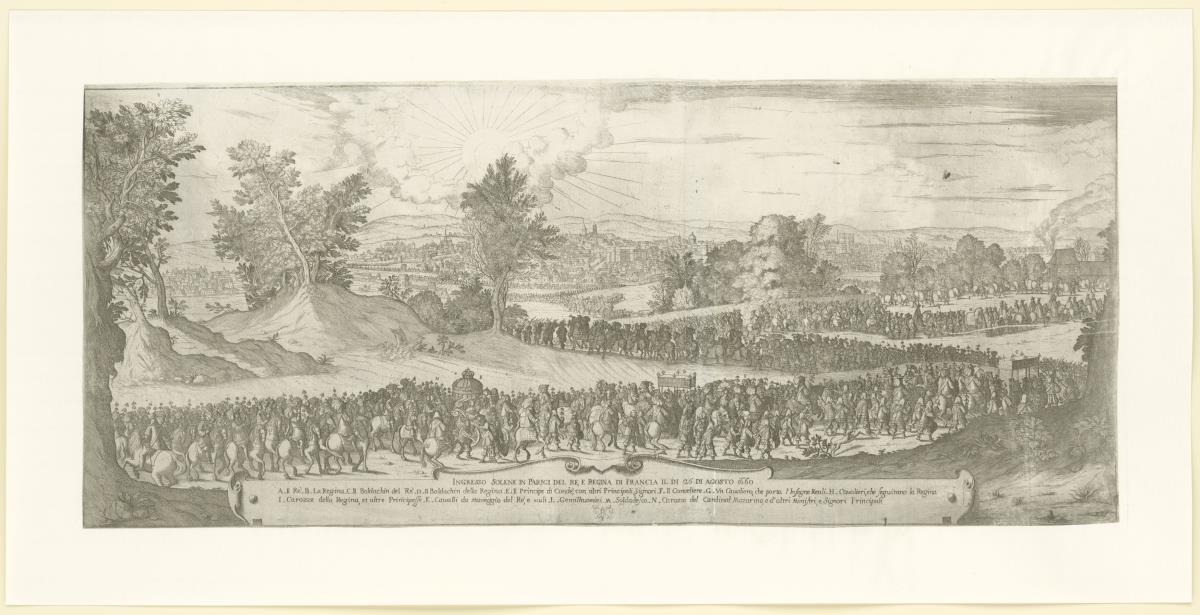 Ingresso Solenne in Parigi del Re e Regina di Francia, 26 Agosto 1660