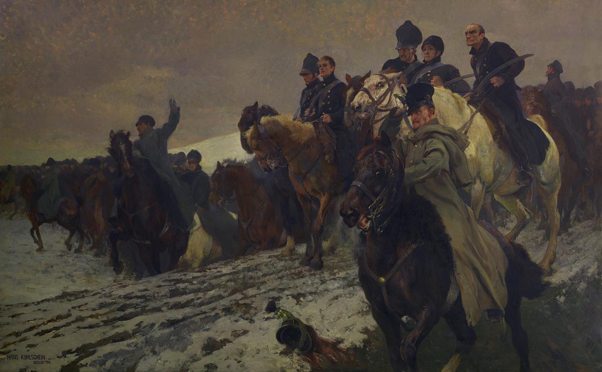 Lützows Freischar vor dem Kampf