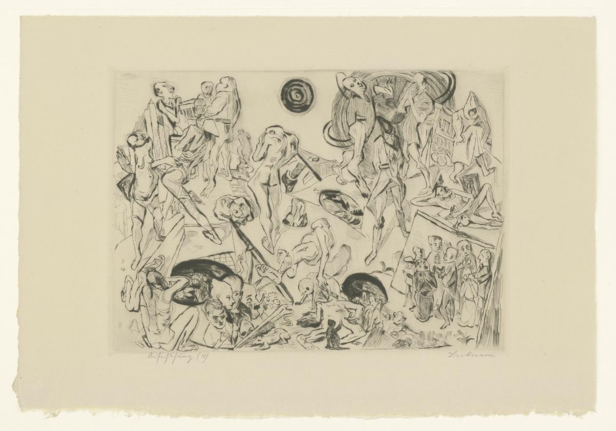 Auferstehung (Blatt 12 aus "Gesichter")