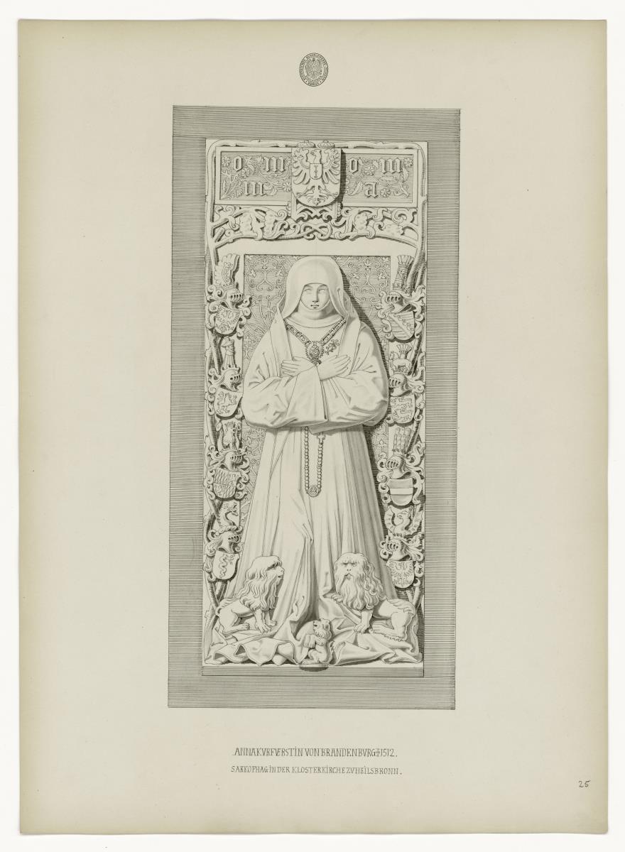 Anna, Kurfürstin von Brandenburg, gest. 1512, Klosterkirche Heilsbronn