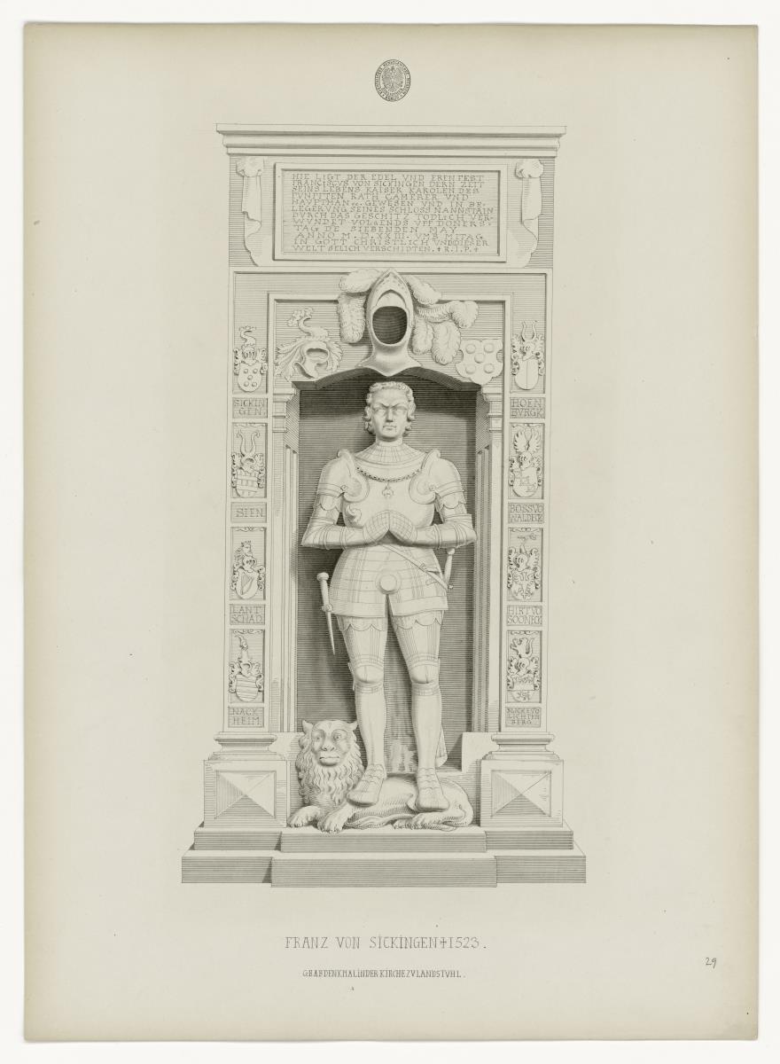 Franz von Sickungen, gest. 1523, Kirche Landstuhl