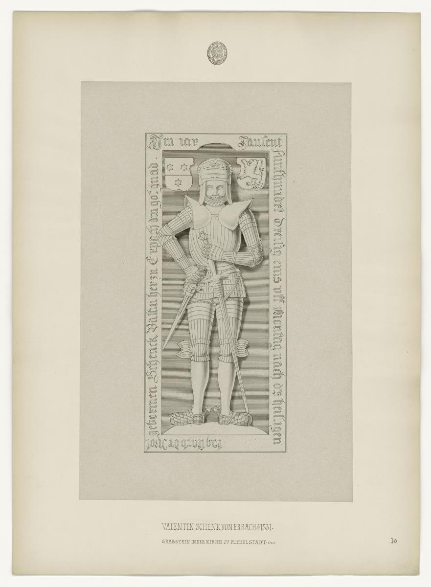 Valentin Schenk von Erbach, gest. 1531, Kirche Michelstadt