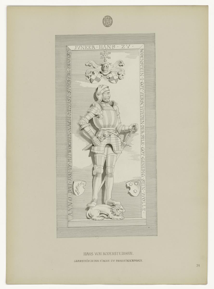 Hans von Rodenstein, gest. 1531, Kirche Fränkisch Gummach