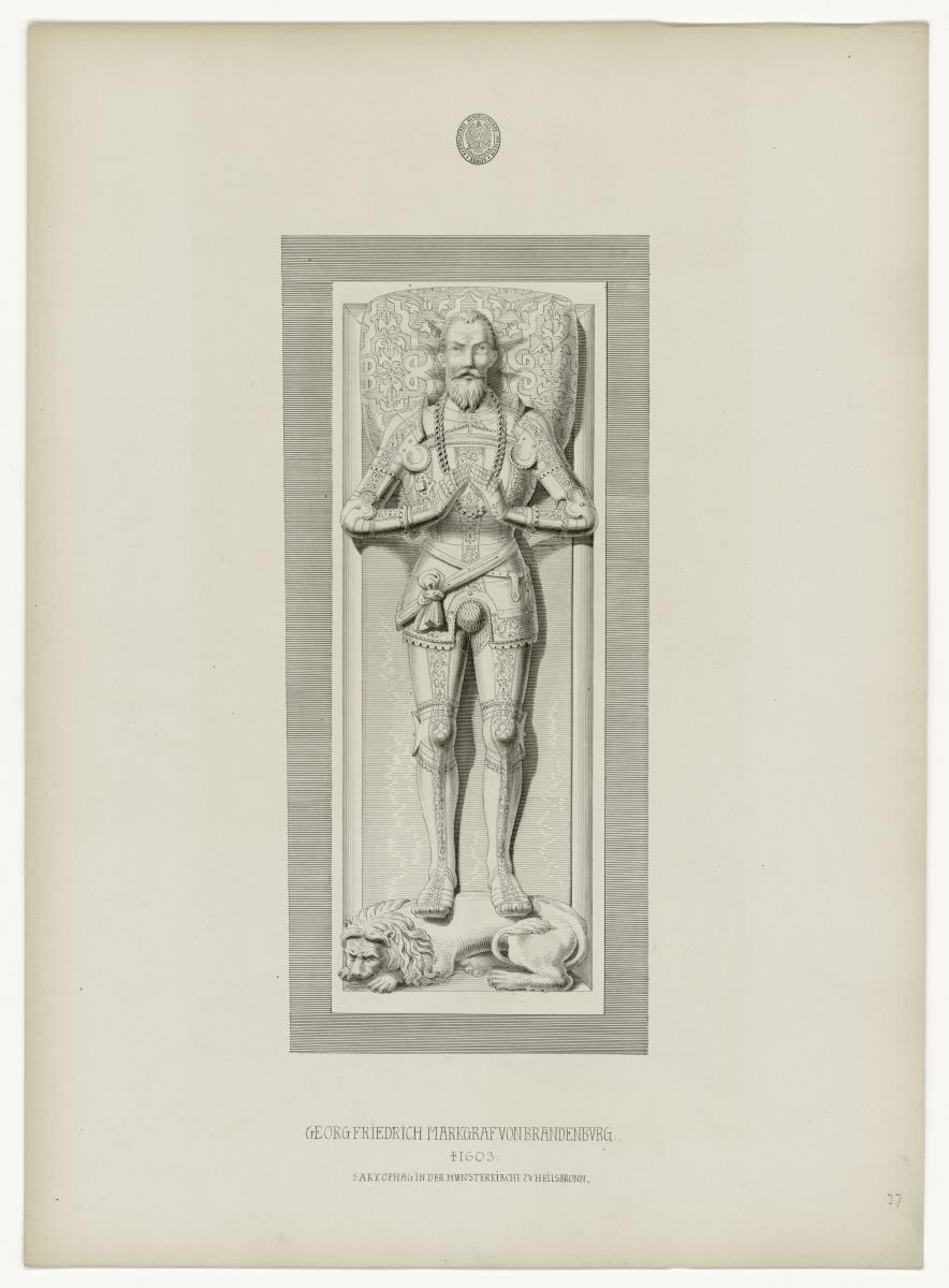 Georg Friedrich Markgraf von Brandenburg, gest. 1603, Münsterkirche Heilsbronn