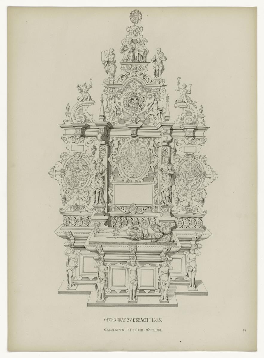 Georg Graf zu Erbach, gest. 1605, Kirche Michelstadt