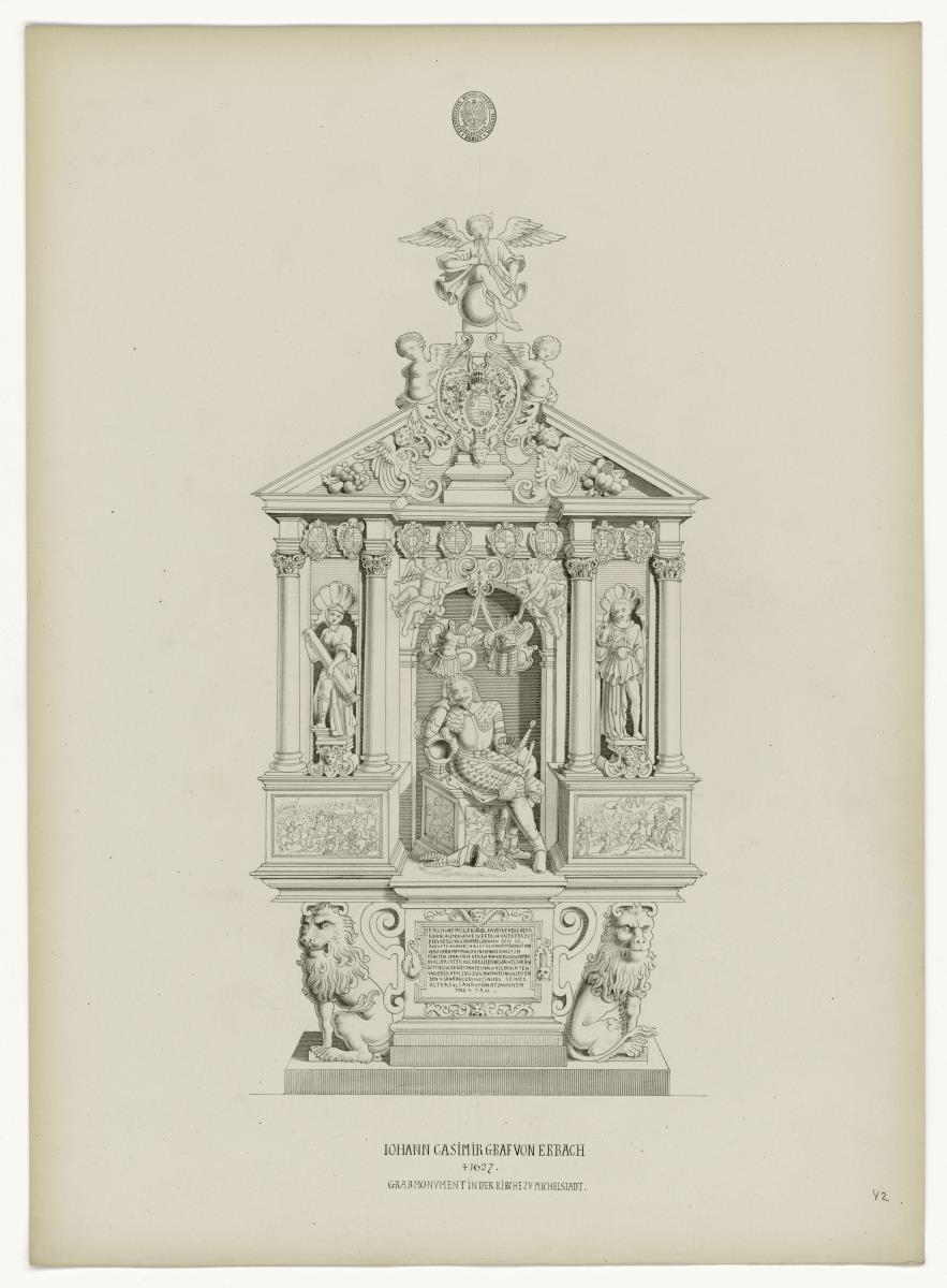 Johann Casimir von Erbach, gest. 1627, Kirche Michelstadt