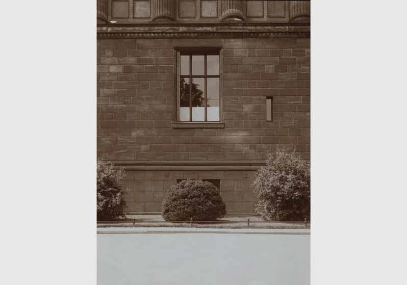 Seitenansicht der Nationalgalerie