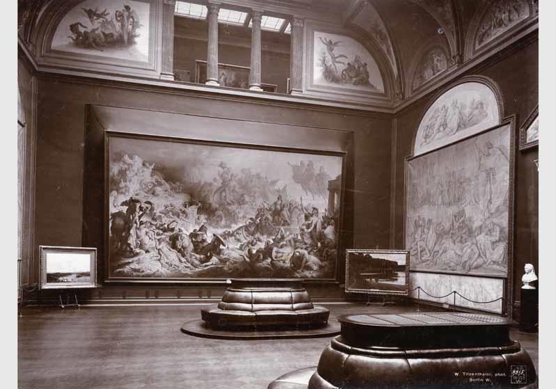 Blick in die Ausstellung der Nationalgalerie, 1.Cornelius-Saal
