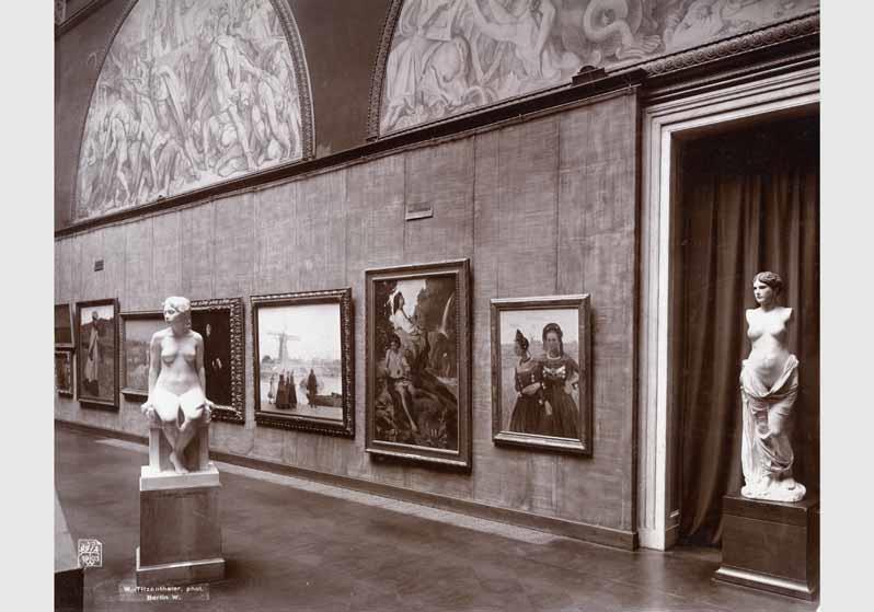 Blick in die Ausstellung der Nationalgalerie, 2.Cornelius-Saal