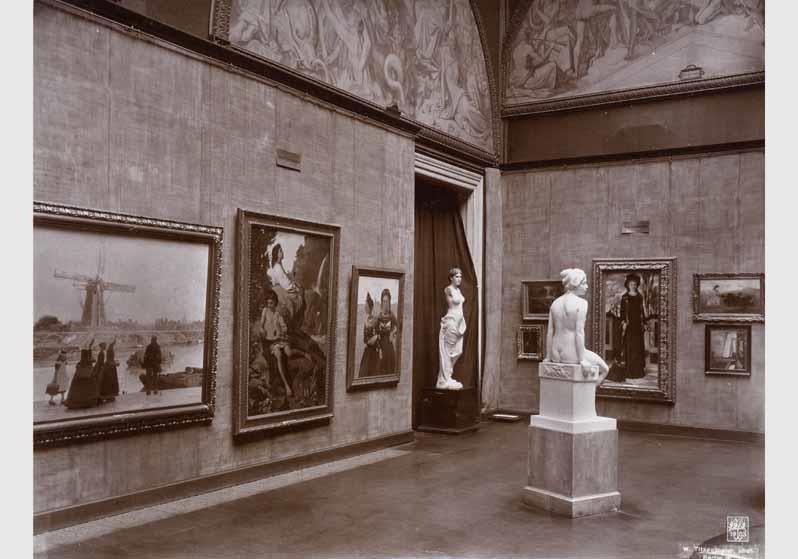 Blick in die Ausstellung der Nationalgalerie, 2.Cornelius-Saal