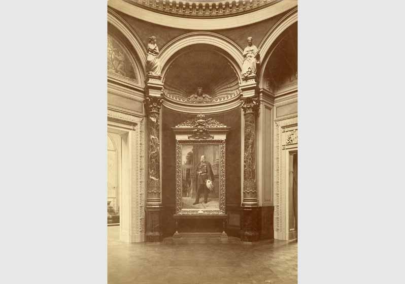 Blick in die Ausstellung der Nationalgalerie, Kuppel-Saal