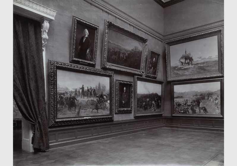 Blick in die Ausstellung der Nationalgalerie, 1.Cornelius-Saal