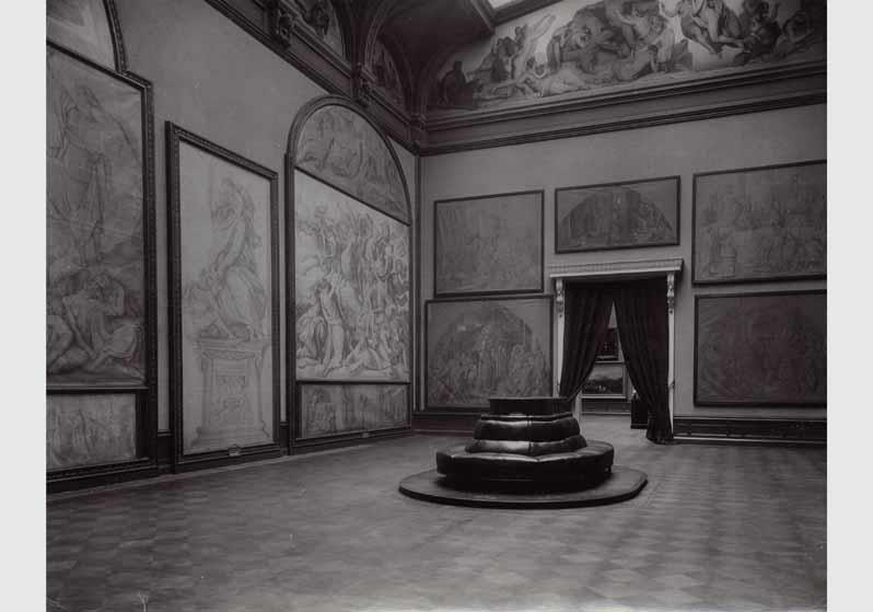 Blick in die Ausstellung der Nationalgalerie, 2.Cornelius-Saal