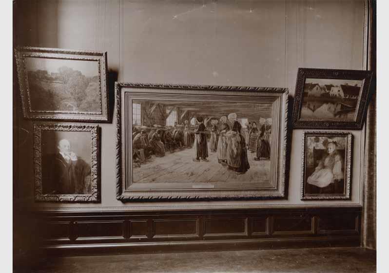Blick in die Ausstellung der Nationalgalerie