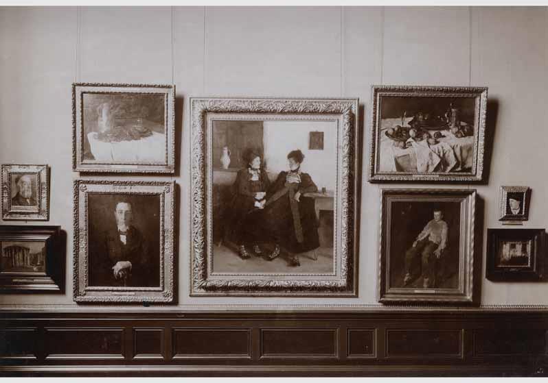 Blick in die Ausstellung der Nationalgalerie