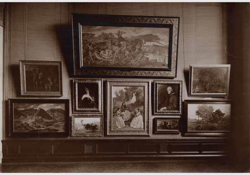Blick in die Ausstellung der Nationalgalerie