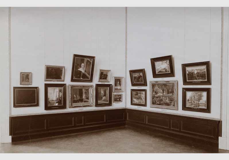 Blick in die Ausstellung der Nationalgalerie