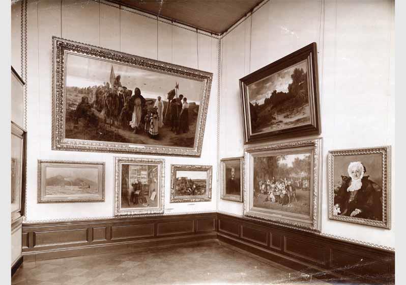 Blick in die Ausstellung der Nationalgalerie, Raum 19