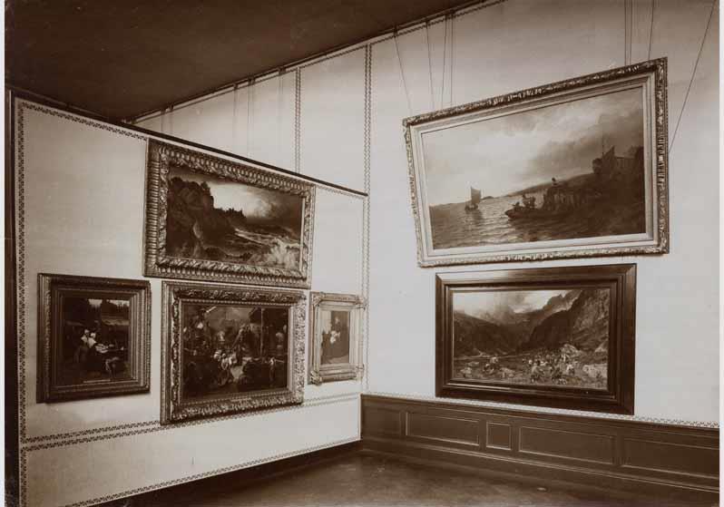 Blick in die Ausstellung der Nationalgalerie, Raum 20