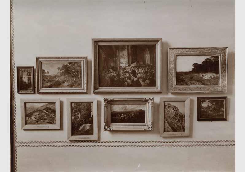 Blick in die Ausstellung der Nationalgalerie, Raum 27