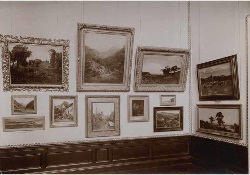 Blick in die Ausstellung der Nationalgalerie, Raum 27