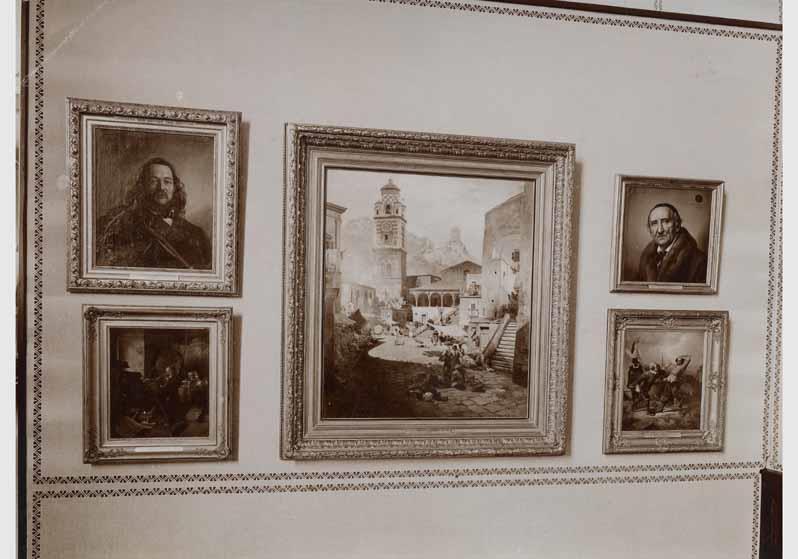 Blick in die Ausstellung der Nationalgalerie, Raum 28