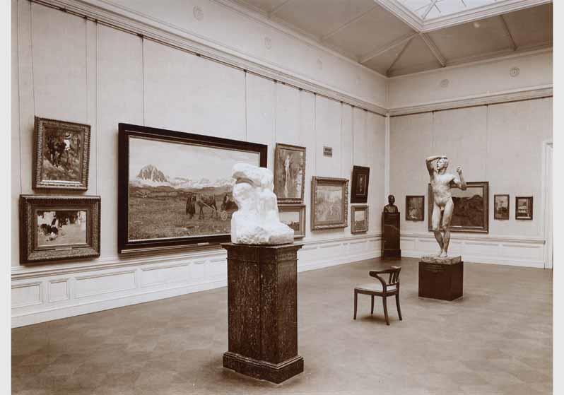 Blick in die Ausstellung der Nationalgalerie, Raum 5