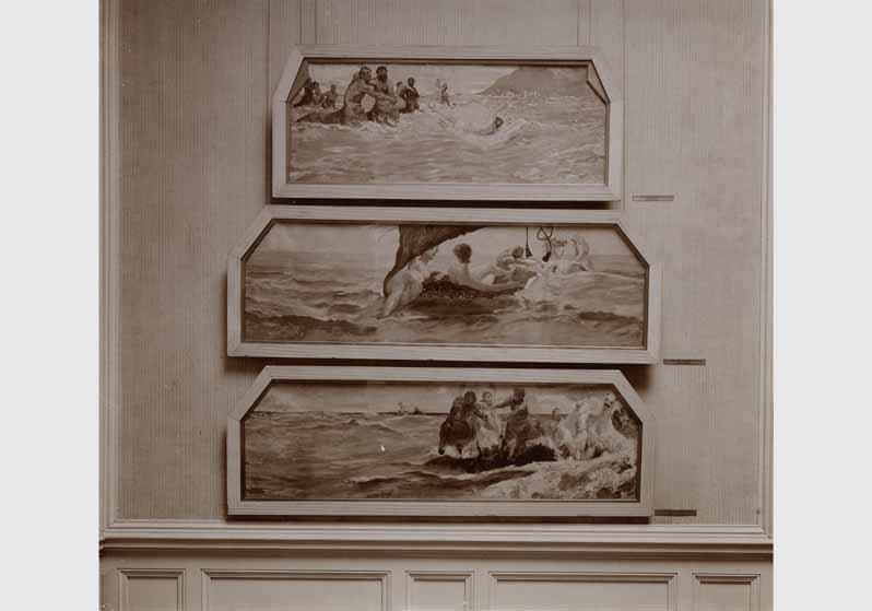 Blick in die Ausstellung der Nationalgalerie, Kabinett