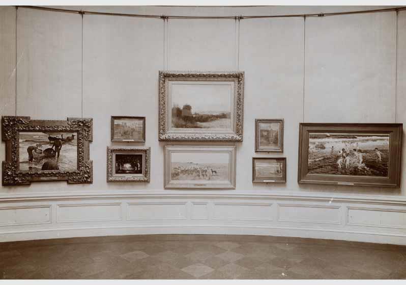 Blick in die Ausstellung der Nationalgalerie, Kabinett