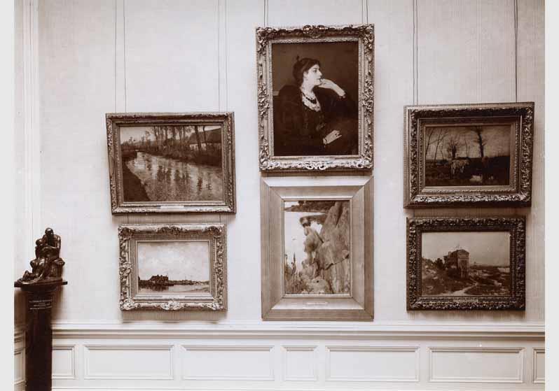 Blick in die Ausstellung der Nationalgalerie, Kabinett