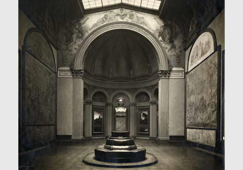 Blick in die Ausstellung der Nationalgalerie, 2. Cornelius-Saal